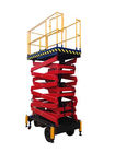 6 ύψους κινητών υδραυλικών μέτρα ανελκυστήρων ψαλιδιού με τη μηχανοποιημένη ικανότητα φόρτωσης συσκευών σε 450Kg